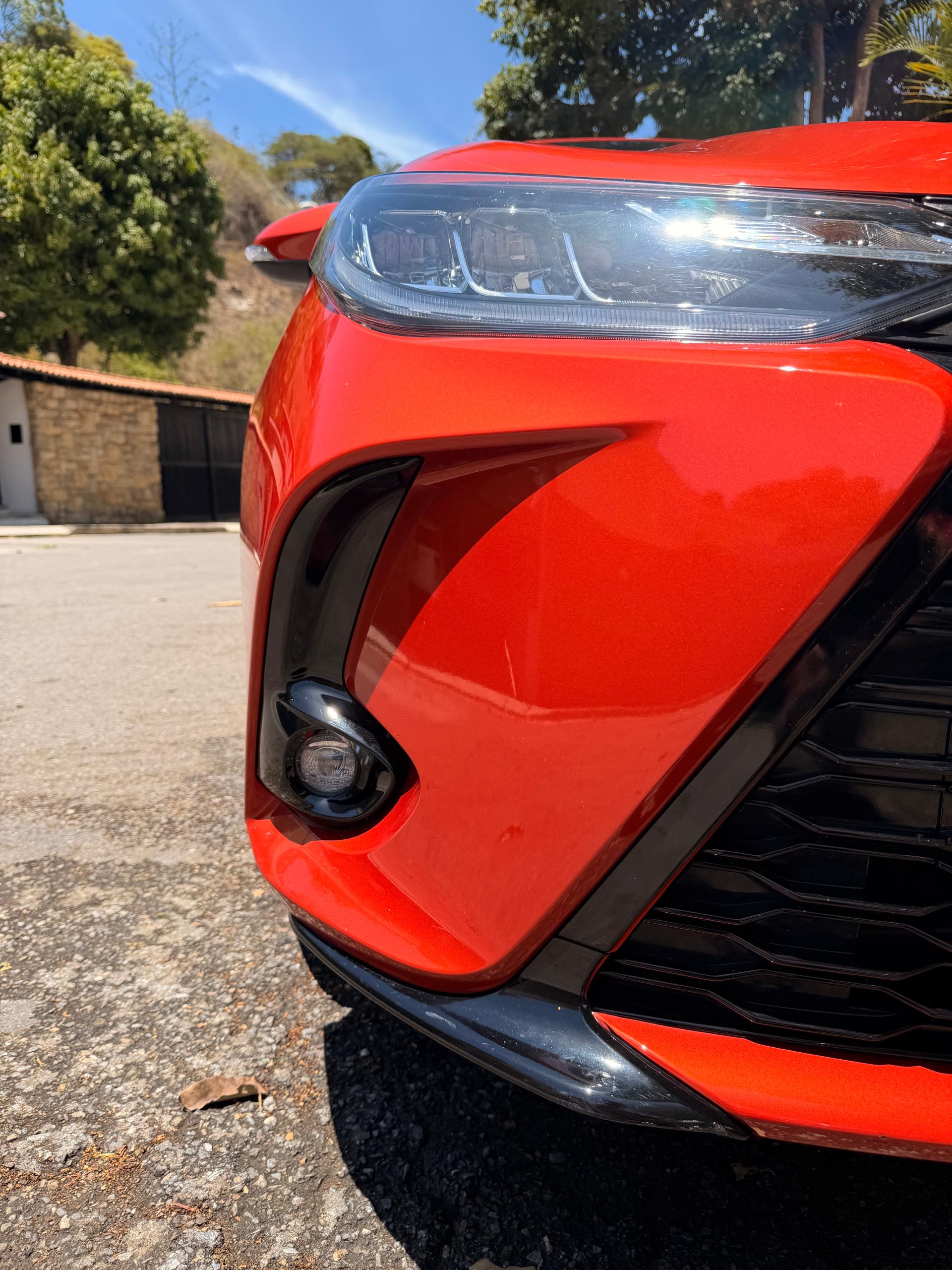 Yaris después del lavado